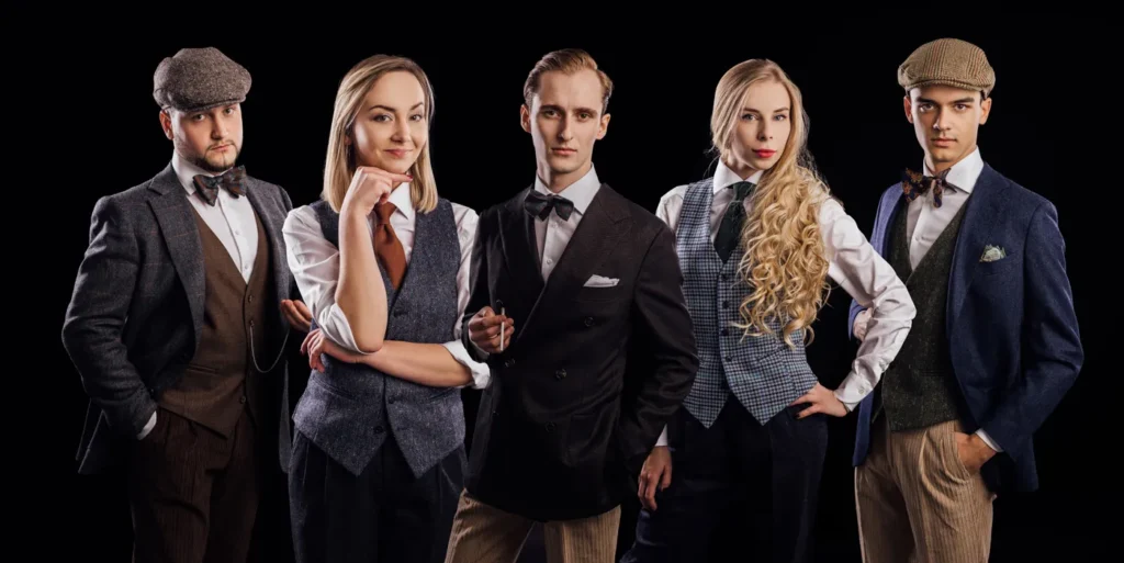 zdjecie-biznesowe-team-studio-czarne tło-kobieta-mężczyzna